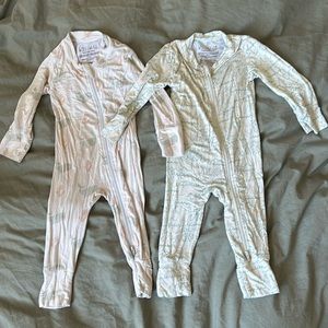 6-12 month Willow + CO bamboo footies